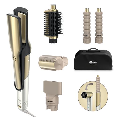 Brosse Coiffante Shark Glam HD6051SEU Doré État correct - Shark reconditionné disponible sur Fnac