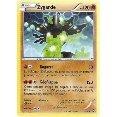 Carte Pokemon - XY10 - Impact des Destins - Zygarde - PV 120 - 53/124 - Rare - VF État correct - Asmodee reconditionné disponible sur Fnac