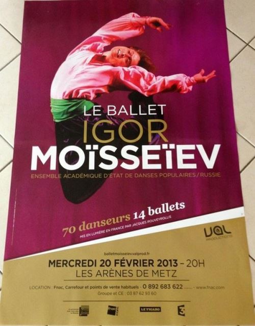 Acheter Igor Moïsseïev - 80x120 cm - AFFICHE / POSTER État correct - 10,99 € Igor Moïsseïev - 80x120 cm - AFFICHE / POSTER État correct - N/A reconditionné disponible sur Fnac