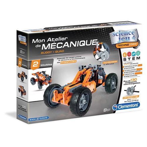 Jeu de construction Clementoni Buggy et Quad à friction État correct - Clementoni reconditionné disponible sur Fnac