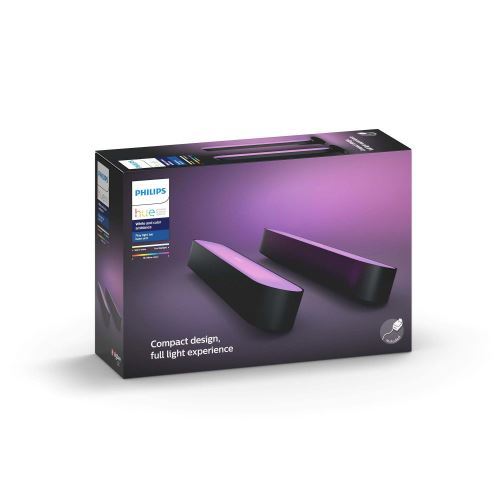 Lampe connectée Philips Hue Play Pack x2 Noir État correct - Philips Hue reconditionné disponible sur Fnac