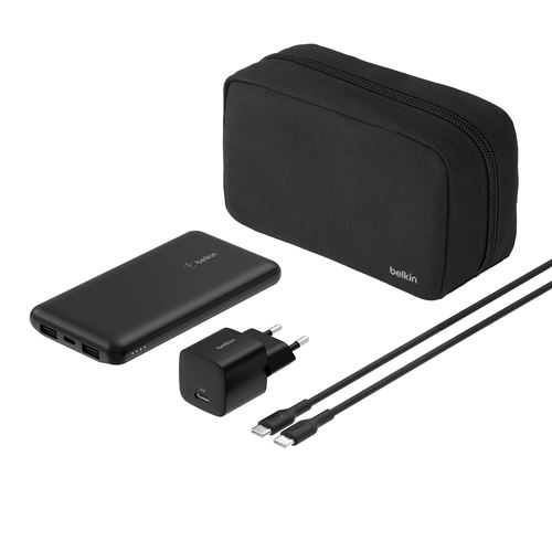 Acheter Trousse d’accessoires Belkin BoostCharge Noir pour appareils mobiles État correct - 45,99 € Trousse d’accessoires Belkin BoostCharge Noir pour appareils mobiles État correct - Belkin reconditionné disponible sur Fnac