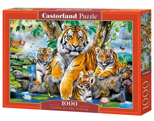 Acheter Tigers By The Stream, Puzzle 1000 Teile - Castorland État correct - 35,03 € Tigers By The Stream, Puzzle 1000 Teile - Castorland État correct - N/A reconditionné disponible sur Fnac