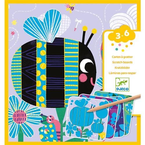Acheter Jeu créatif Djeco Cartes à gratter Toutes petites bêtes État correct - 16,00 € Jeu créatif Djeco Cartes à gratter Toutes petites bêtes État correct - Djeco reconditionné disponible sur Fnac