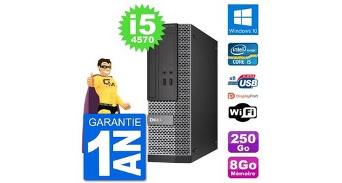 Pc dell optiplex 3020 sff i5-4570 ram 8go disque dur 250go windows 10 wifi État correct - N/A reconditionné disponible sur Fnac