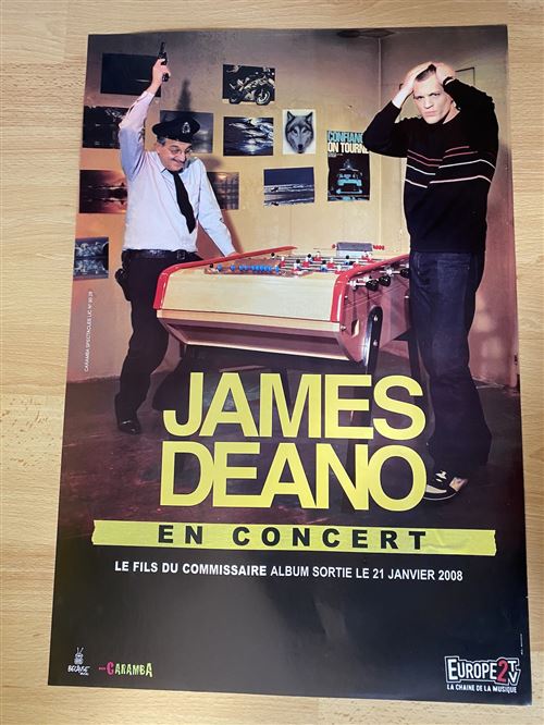 Acheter James Deano - En concert - Le Fils du Commisaire - 40x60cm - Affiche État correct - 13,99 € James Deano - En concert - Le Fils du Commisaire - 40x60cm - Affiche État correct - N/A reconditionné disponible sur Fnac