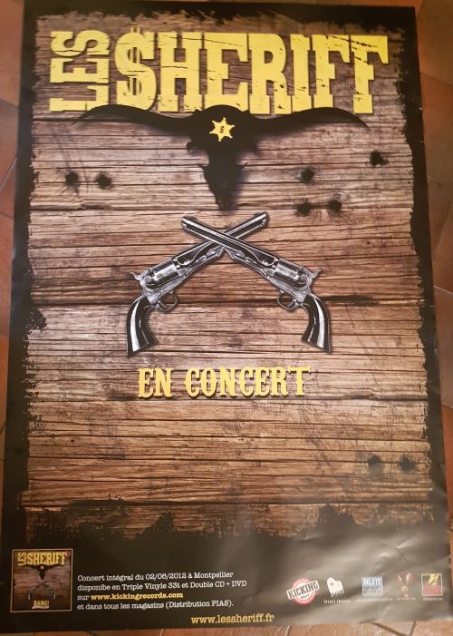 Les Sheriff - Colt / en concert - AFFICHE État correct - N/A reconditionné disponible sur Fnac