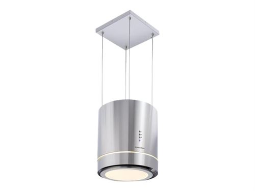 Klarstein Tron Ambience - Hotte - hotte îlot - largeur : 38 cm - profondeur : 38 cm - recyclage - inox brossé État correct - Klarstein reconditionné disponible sur Fnac