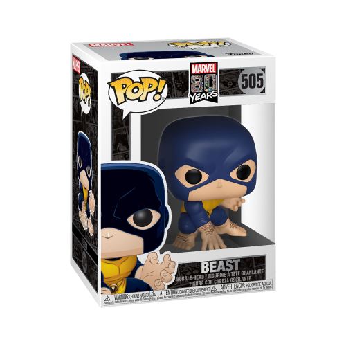 Figurine Funko Pop Marvel 80th First appearance Beast État correct - Funko reconditionné disponible sur Fnac