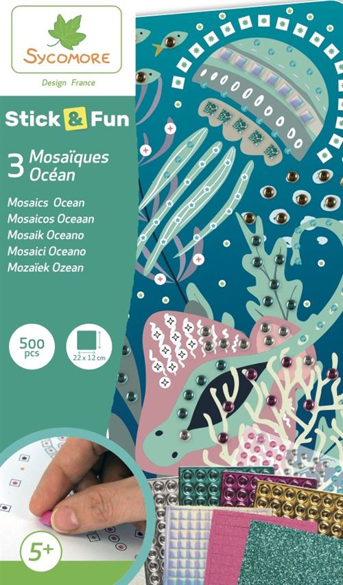 Kit créatif Au Sycomore Stick et Fun 3 Mosaïques Océan État correct - N/A reconditionné disponible sur Fnac