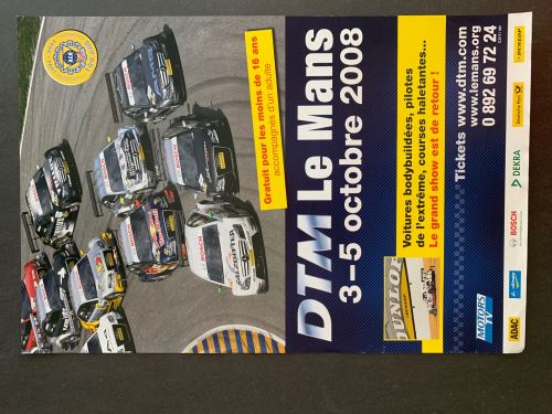 24H du Mans - DTM Le Mans - AFFICHE État correct - N/A reconditionné disponible sur Fnac