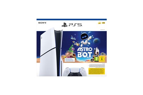 Acheter Pack Console Sony édition standard PlayStation®5 modèle Slim + Astro Bot État correct - 831,49 € Pack Console Sony édition standard PlayStation®5 modèle Slim + Astro Bot État correct - Sony reconditionné disponible sur Fnac