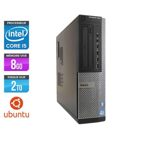 Unité centrale Dell Optiplex 7010 Desktop - Noir - Intel Core i5-3470 / 3.20 GHz - RAM 8 Go - HDD 2 To - DVDRW - Gigabit Ethernet - Ubuntu - Linux État correct - Dell reconditionné disponible sur Fnac