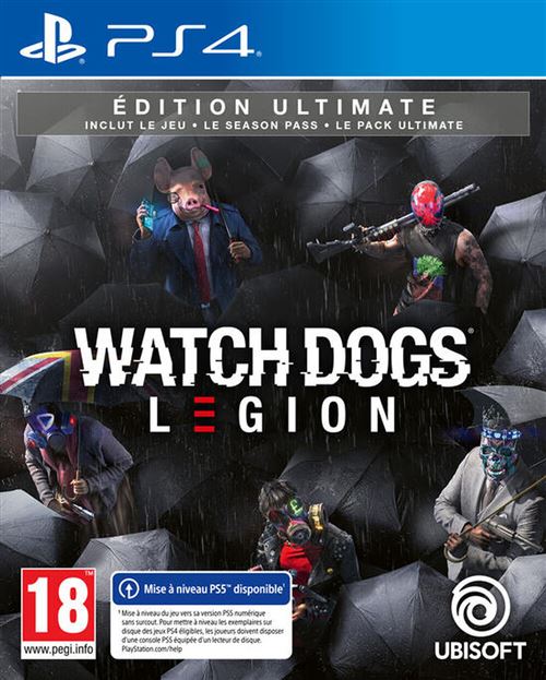 Watch Dogs Legion Edition Ultimate - Versions PS5 et État correct -  reconditionné disponible sur Fnac