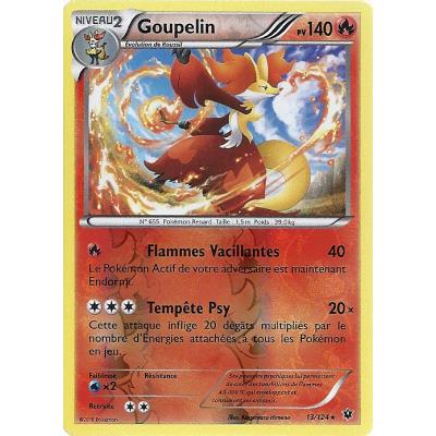 Carte Pokemon - XY10 - Impact des Destins - Goupelin - PV 140 - 13/124 - Holo Reverse - VF État correct - Asmodee reconditionné disponible sur Fnac