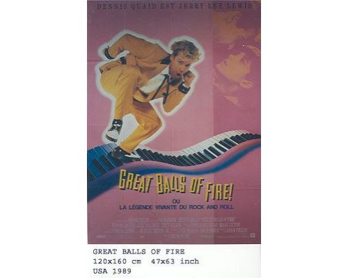 Great Balls Of Fire ! AFFICHE CINEMA ORIGINALE État correct - N/A reconditionné disponible sur Fnac