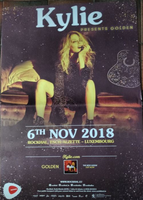 Acheter Kylie MINOGUE - Presents Golden - AFFICHE État correct - 22,99 € Kylie MINOGUE - Presents Golden - AFFICHE État correct - N/A reconditionné disponible sur Fnac