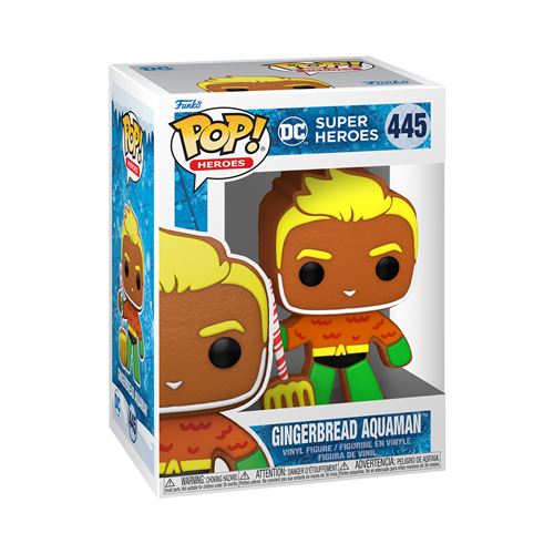 Figurine Funko Pop Super Heroes DC Gingerbread Aquaman État correct - Funko reconditionné disponible sur Fnac
