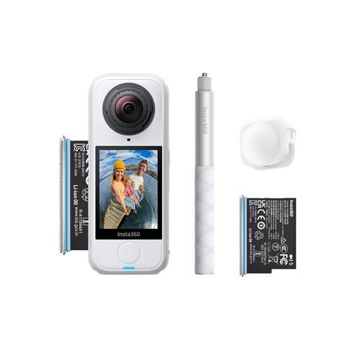 Starter Bundle Caméra 360 Insta360 X4 Air Blanc arctique État correct - Insta360 reconditionné disponible sur Fnac