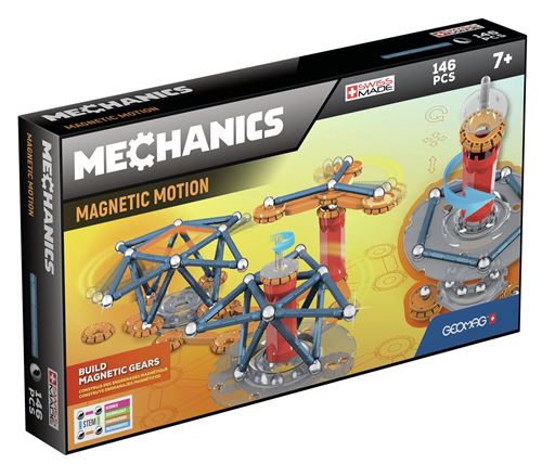 Jeu de construction magnétique Geomag Mechanics Motion 146 pièces État correct - Geomag reconditionné disponible sur Fnac