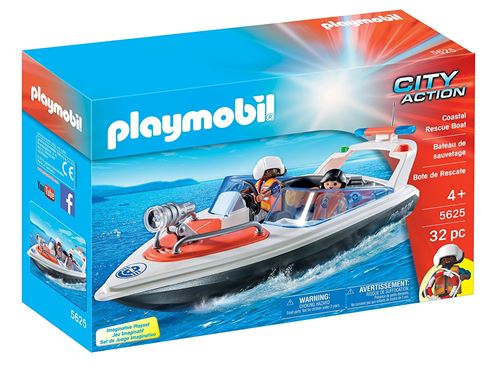 Playmobil City Action 5625 Bateau de sauvetage État correct - Playmobil reconditionné disponible sur Fnac