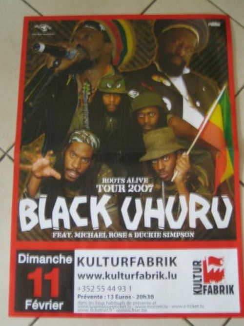 Black Uhuru - 50x70 cm - AFFICHE / POSTER État correct - N/A reconditionné disponible sur Fnac
