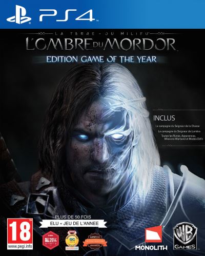 L'Ombre du Mordor Edition Game of the Year PS4 État correct - Warner Bros. Entertainment France reconditionné disponible sur Fnac