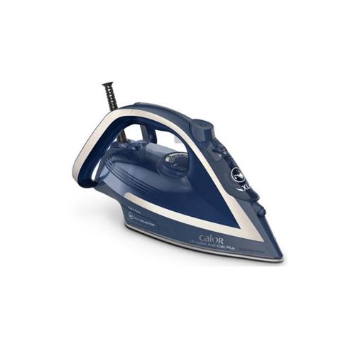 Calor Ultragliss Anti-Calc Plus FV6830C0 - Fer à vapeur - semelle : Durilium Airglide - 2800 Watt - bleu/argent État correct - N/A reconditionné disponible sur Fnac