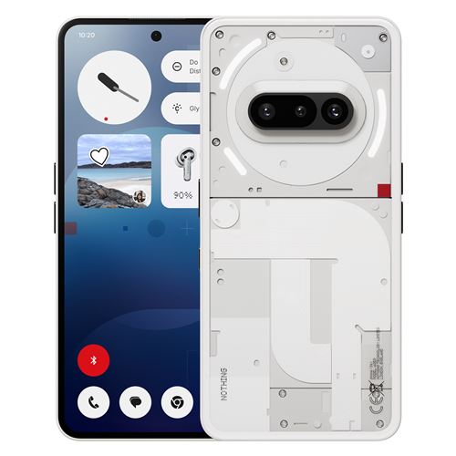 Acheter Smartphone Nothing Phone 3a 6,77"" 5G Double nano SIM 256 Go Blanc État correct - 280,00 € Smartphone Nothing Phone 3a 6,77"" 5G Double nano SIM 256 Go Blanc État correct - N/A reconditionné disponible sur Fnac