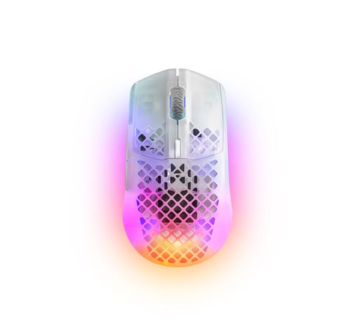 Acheter Souris gaming sans fil SteelSeries Aerox 3 Ghost Blanc État correct - 91,99 € Souris gaming sans fil SteelSeries Aerox 3 Ghost Blanc État correct - SteelSeries reconditionné disponible sur Fnac