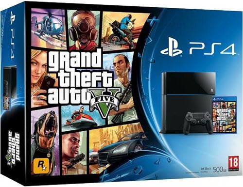 Console PS4 Sony 500 Go + GTA V État correct - Sony reconditionné disponible sur Fnac