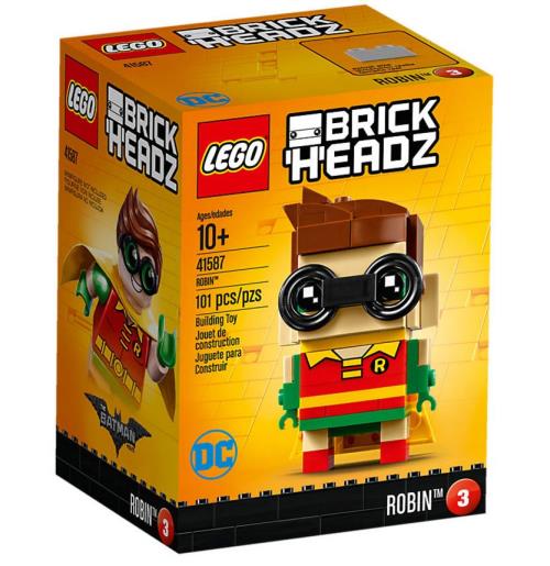 Acheter LEGO® BrickHeadz 41587 Robin™ État correct - 70,25 € LEGO® BrickHeadz 41587 Robin™ État correct - Lego reconditionné disponible sur Fnac