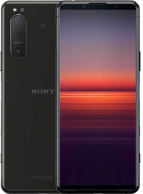 Sony XPERIA 5 II - 5G smartphone - double SIM - RAM 8 Go / Mémoire interne 128 Go - microSD slot - écran OEL - 6.1"" - 2520 x 1080 pixels (120 Hz) - 3 x caméras arrière 12 MP, 12 MP, 12 MP - front camera 8 MP - noir État correct - Sony reconditionné disponible sur Fnac