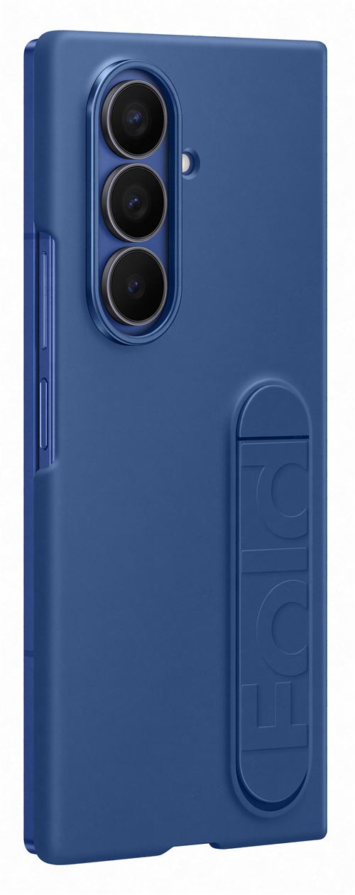 Pack coque en silicone avec support Bleu Nuit et film pour Samsung Galaxy Z Fold 7 État correct - Samsung reconditionné disponible sur Fnac
