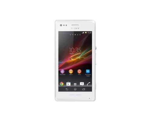 Sony XPERIA M - 3G smartphone - RAM 1 Go / Mémoire interne 4 Go - microSD slot - Écran LCD - 4"" - 480 x 854 pixels - rear camera 5 MP - blanc État correct - Sony reconditionné disponible sur Fnac