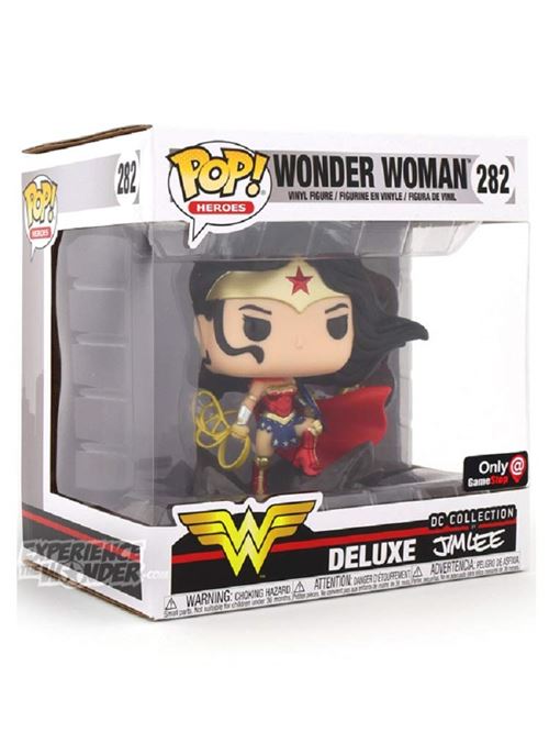 POP Funko Wonder Woman Deluxe 282 Jim Lee DC Collection (no Sticker) État correct - N/A reconditionné disponible sur Fnac