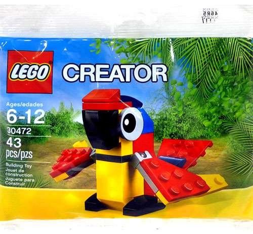 Acheter Ensemble promotionnel exclusif LEGO Creator Polybag Mini Build Animal - Parrot (30472) État correct - 54,99 € Ensemble promotionnel exclusif LEGO Creator Polybag Mini Build Animal - Parrot (30472) État correct - Lego reconditionné disponible sur Fnac