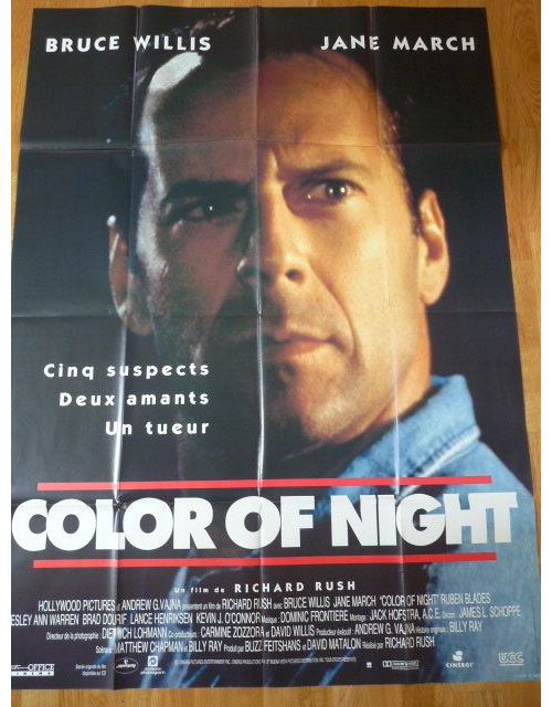 Color Of Night AFFICHE CINEMA ORIGINALE État correct - N/A reconditionné disponible sur Fnac