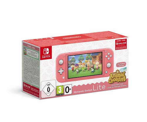 Acheter Pack Console Nintendo Switch Lite Corail + Animal Crossing : New Horizon + 3 mois d’abonnement Nintendo Switch Online État correct - 249,90 € Pack Console Nintendo Switch Lite Corail + Animal Crossing : New Horizon + 3 mois d’abonnement Nintendo Switch Online État correct - Nintendo reconditionné disponible sur Fnac