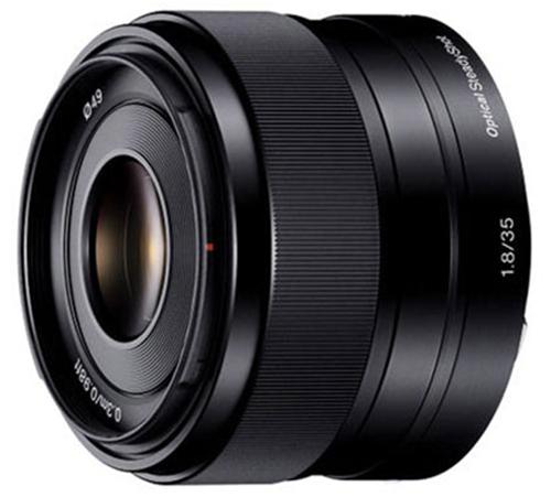 Objectif Hybride Sony E 35mm f/1,8 OSS noir État correct - Sony reconditionné disponible sur Fnac
