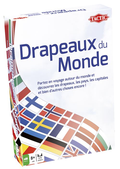 Acheter Jeu de société Tactic Drapeaux du Monde État correct - 32,92 € Jeu de société Tactic Drapeaux du Monde État correct - Tactic reconditionné disponible sur Fnac