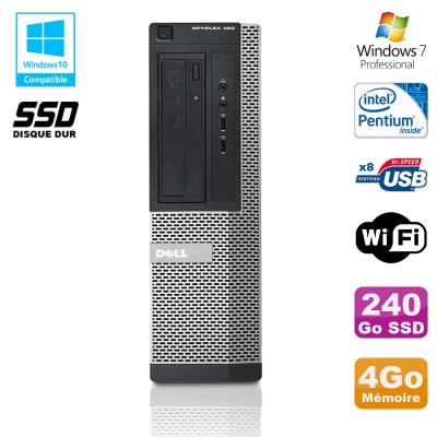 Acheter Pc dell optiplex 390 dt g630 2.7ghz 4go 240go ssd graveur dvd wifi hdmi w7 pro État correct - 159,00 € Pc dell optiplex 390 dt g630 2.7ghz 4go 240go ssd graveur dvd wifi hdmi w7 pro État correct - Dell reconditionné disponible sur Fnac