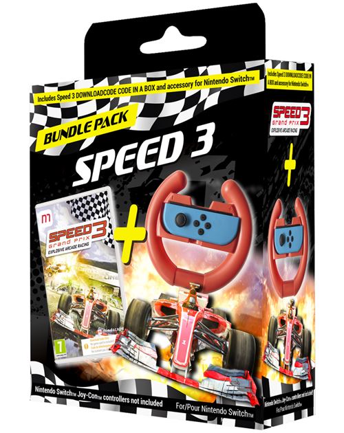 Bundle Pack Speed 3 + Volant Nintendo Switch État correct - Just for Games reconditionné disponible sur Fnac