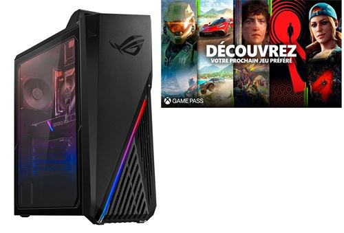 PC Asus GA15DH-FR156T AMD Ryzen 7 16 Go RAM 512 Go SSD Noir + 1 mois d'abonnement Xbox Game Pass - État correct Asus sur Fnac