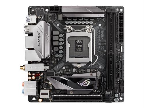 Acheter ASUS ROG STRIX Z270I GAMING - Carte-mère - mini ITX - LGA1151 Socket - Z270 Chipset - USB 3.0, USB 3.1, USB-C - Bluetooth, Gigabit LAN, Wi-Fi - carte graphique embarquée (unité centrale requise) - audio HD (8 canaux) État correct - 299,95 € ASUS ROG STRIX Z270I GAMING - Carte-mère - mini ITX - LGA1151 Socket - Z270 Chipset - USB 3.0, USB 3.1, USB-C - Bluetooth, Gigabit LAN, Wi-Fi - carte graphique embarquée (unité centrale requise) - audio HD (8 canaux) État correct - ASUS reconditionné disponible sur Fnac