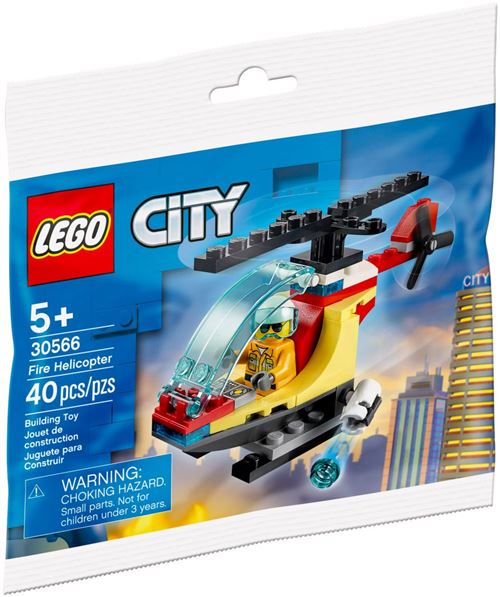 LEGO® City 30566 L'hélicoptère des pompiers Polybag État correct - N/A reconditionné disponible sur Fnac