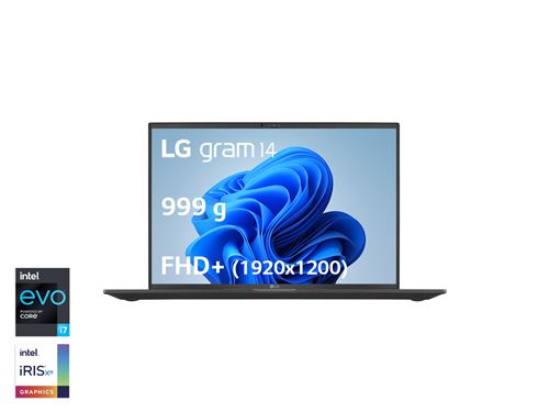 PC Ultra-Portable LG gram 14Z90Q-G.AA78F 14"" Intel Core i7 16 Go RAM 1 To SSD Noir État correct - LG reconditionné disponible sur Fnac