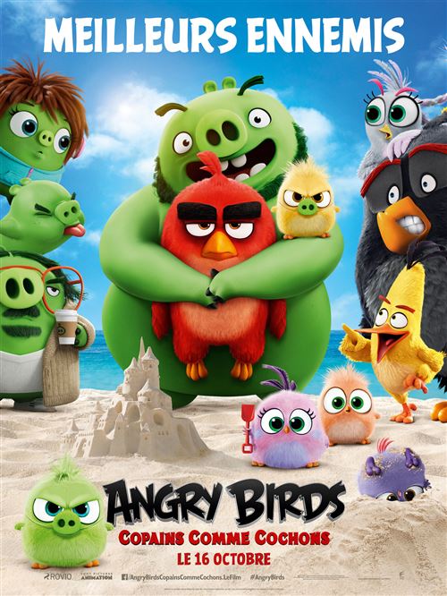 Angry Birds - Copain Comme Cochons - 116x158cm - Affiche État correct - N/A reconditionné disponible sur Fnac