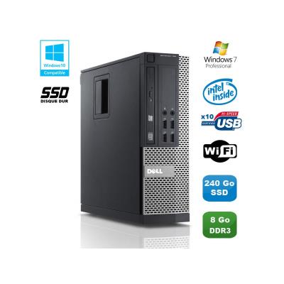 Acheter Pc dell optiplex 790 sff intel g840 2.8ghz 8go ddr3 240go ssd wifi win 7 pro État correct - 249,00 € Pc dell optiplex 790 sff intel g840 2.8ghz 8go ddr3 240go ssd wifi win 7 pro État correct - Dell reconditionné disponible sur Fnac