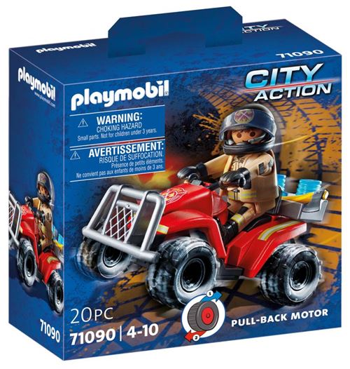 Playmobil City Action 71090 Pompier et quad État correct - Playmobil reconditionné disponible sur Fnac